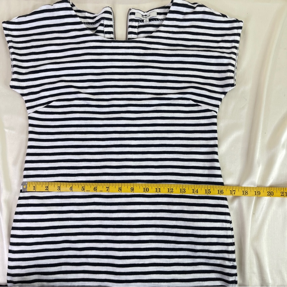 Madewell Dress Size XS Zip Line Down Back 100% Cotton - Picture 12 of 14
